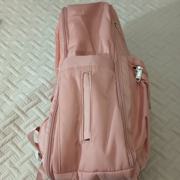 Homiglam Diaper Backpack+Waist Bag+Changing Pad NWOT Pink - Picture 5 of 16